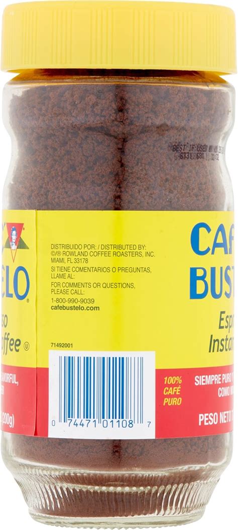 Cafe Bustelo Espresso Instant Coffee 200g Jar India | Ubuy