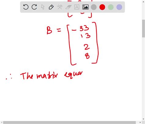 Image result for Matrix Equation Example