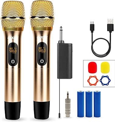 DEVICE OF URBAN INFOTECH UHF Wireless Microphone, Dual Wireless Mic ...