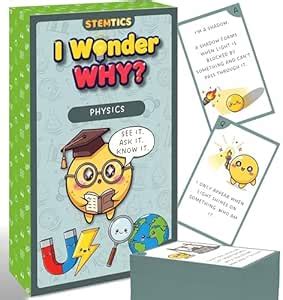 Buy STEMTICS Physics Science Flash Cards for Kids Set | STEM Early ...