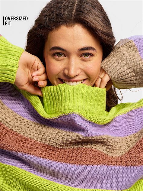 Buy TSS Originals: Soothing Sunset Women Oversized Sweaters online at ...