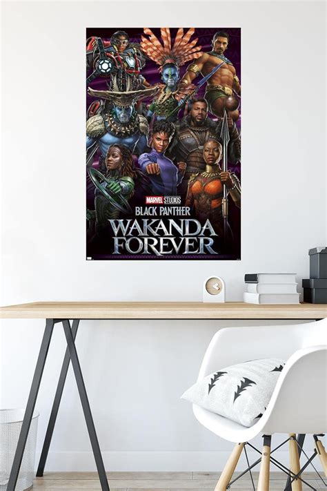 Buy Marvel Black Panther: Wakanda Forever - Group Wall Poster Online at ...
