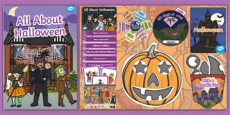 Halloween English Learning: All About Halloween Lapbook