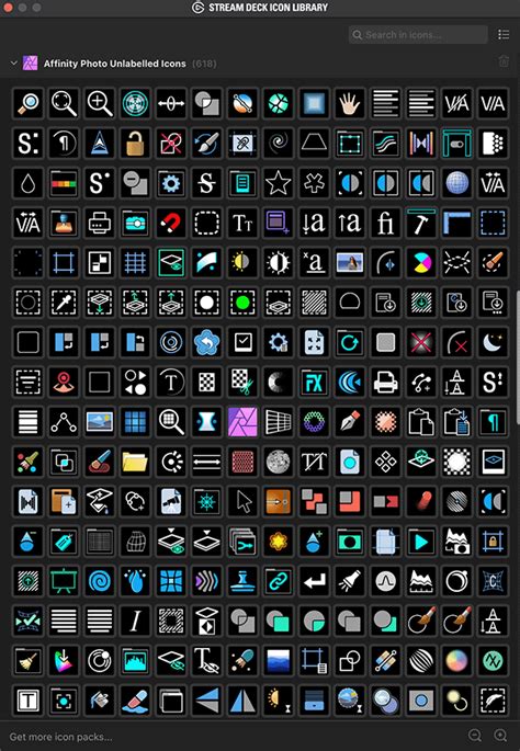 Image result for Affinity Photo Program Icons Shideshow