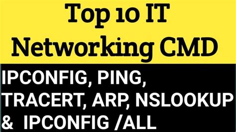 Image result for Basic Network Commands