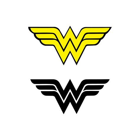 Wonder woman logo editorial vector 26783213 Vector Art at Vecteezy