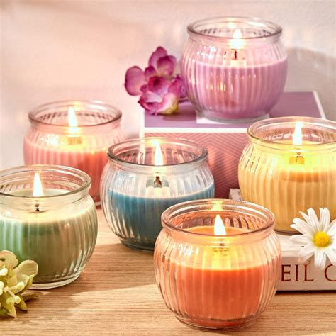 Buy Colour Refresh Sea Breeze Scented Ribbed Jar Candle from Home ...