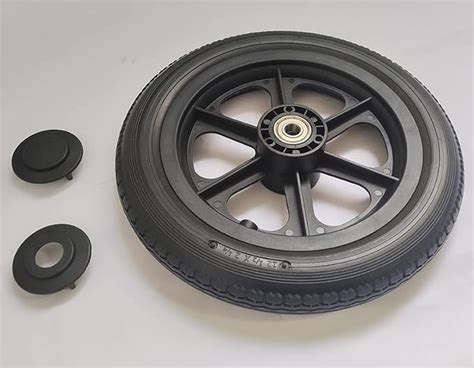 ComsenMed 12 Inch Wheelchair Rear Wheel 12 1/2 X 2 1/4 Replacement ...