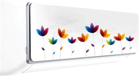 Buy Decals Sticker ® Creativity Split AC Wall Sticker Online at Low ...