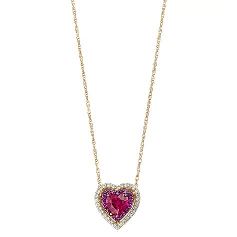 LeRose by Lexi and Rose 14k Gold Over Silver Lab-Created Ruby & Lab ...