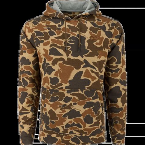 DRAKE Waterfowl The Three End Camo Hoodie DS2296-016 Old School – AG ...