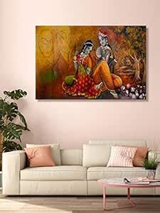 999STORE Wooden wall painting and paintings for living room big size ...