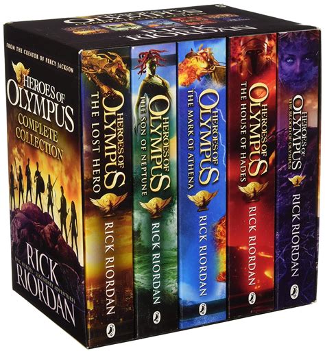 Heroes of Olympus x5 shrinkwrap set : Riordan, Rick: Amazon.in: Books