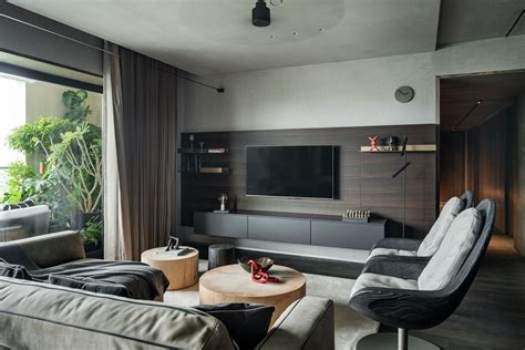 This designer couple's Kochi apartment celebrates the beauty of dark ...