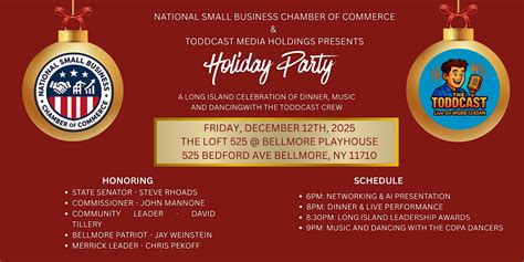 Long Island Holiday Event - Sponsored By NBSCC, The Loft 525, Bellmore ...