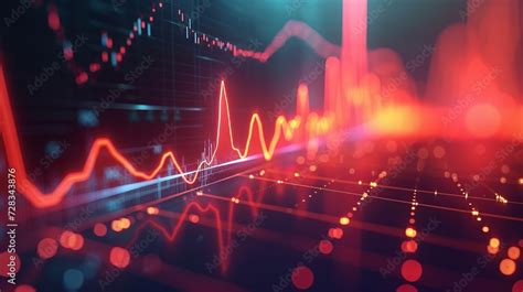 Visualizing Trends: Dual-Line Graph Illustrating Decline Stock ...