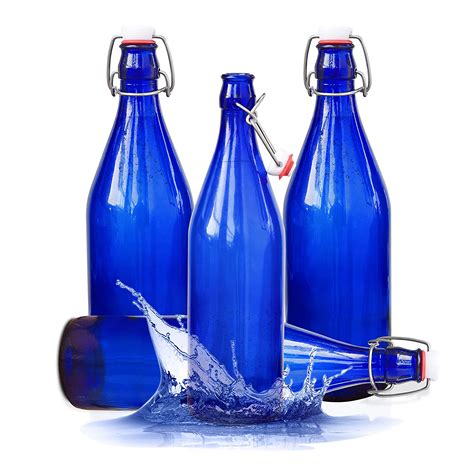 Pure Source India Glass Water Bottle Airtight