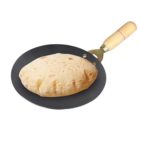 Buy VISMAY'S Pure Iron Tawa with Unique Smooth Edges - First Time in ...