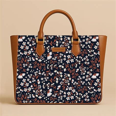 Meadow Night Vegan Leather Handbag – The Purple Tree