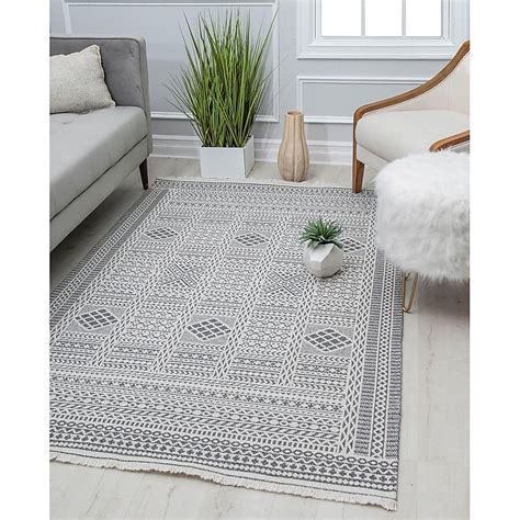 Rugs America Sloane 2 x 8 (ft) Loomed Cotton Harrington Grotto ...