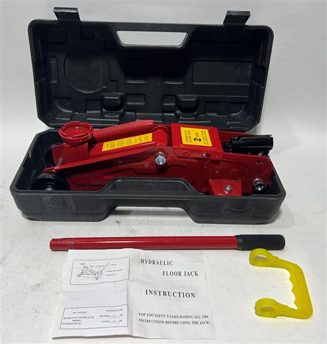 Lot - A Two Ton Floor Jack, appears unused in transport case