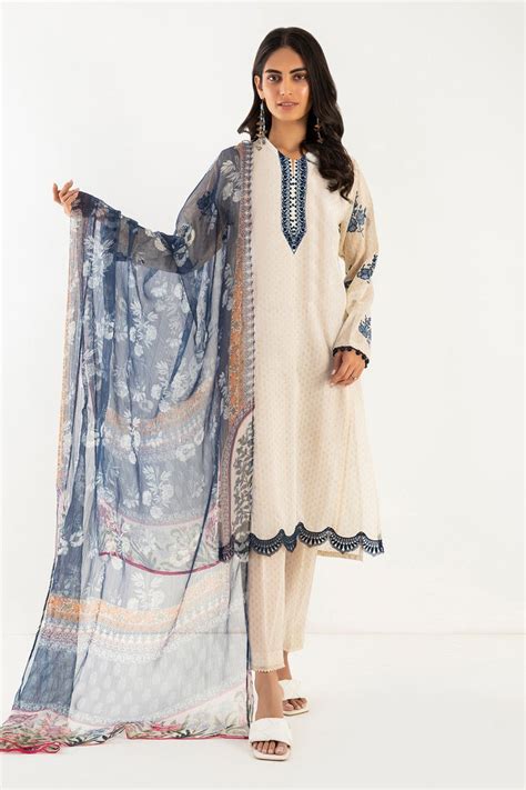 Khaadi BLA22245 Beige-3PC Eid Lawn Collection – YourLibaas