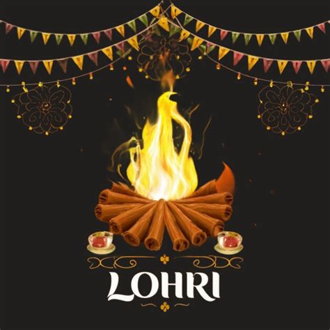 Happy lohri design ai generated | Premium Vector