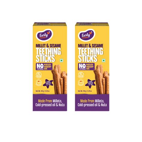 Buy Whole grain Teething Sticks, Biscuits & Rusk | Early Foods – Early ...