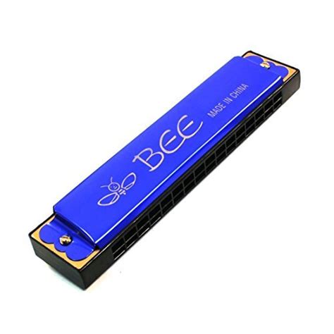Banggod BanChild Bee Print 16 Holes Harmonica Mouth Organ Blue : Amazon ...