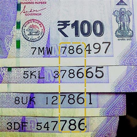 Image result for 786 Serial Number Note