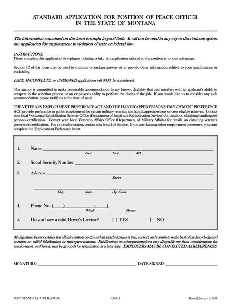 MT Post Standard Application Form - Fill Online, Printable, Fillable ...