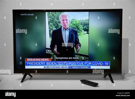 Television screenshot of CBS Evening News broadcast reporting that U.S ...