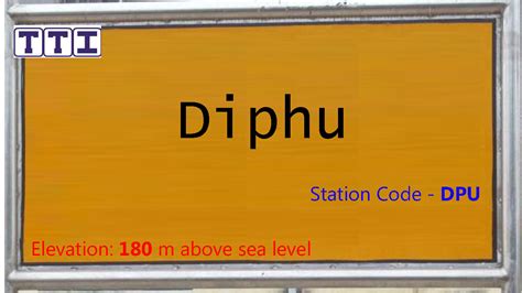 DPU / Diphu Railway Station | Train Arrival / Departure Timings at Diphu