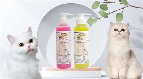SWACCH Premium Shampoo for Persian CAT (200ML) (Pack of 2) Rose & Lemon ...