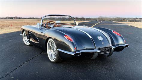 LS3 swap five speed C1 1958 Corvette restomod from the SEMA show