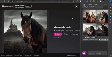 Bing Image Creator Windows 11 的图像结果