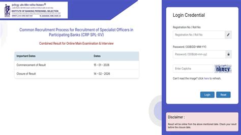 IBPS SO Final Score Card 2025 Out, Interview Marks Download Link