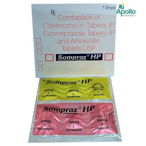 Sompraz HP Combipack Price, Uses, Side Effects, Composition - Apollo ...