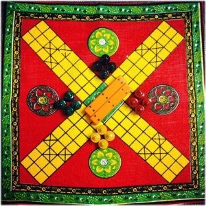 Desi Toys Chaupar - Patchitra Strategy & War Board Game - Chaupar ...
