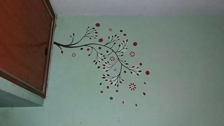 Decals Design 'Beautiful Magic Tree with Flowers' Wall Sticker (PVC ...