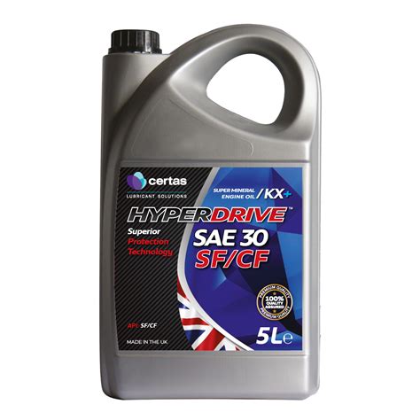 KX+ SAE 30 SF/CF Engine Oil - Hyperdrive Lubricants