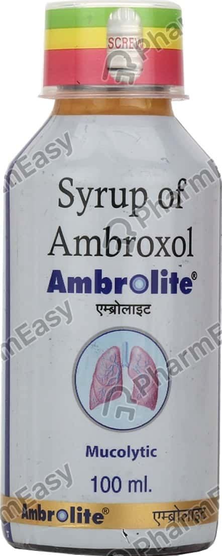 Ambrohist 30 MG Syrup (100): Uses, Side Effects, Price & Dosage | PharmEasy