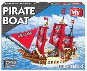 Kandy Toys My Little Pony M. Y Pirate Boat Brick Set (Multi-Colour ...