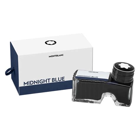 Montblanc Ink Bottle, Midnight Blue - 60ml – Makoba