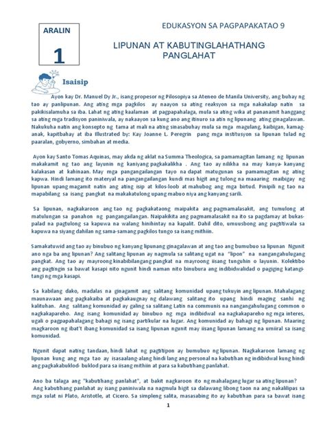 Image result for ESP 9 Q2 Module 1