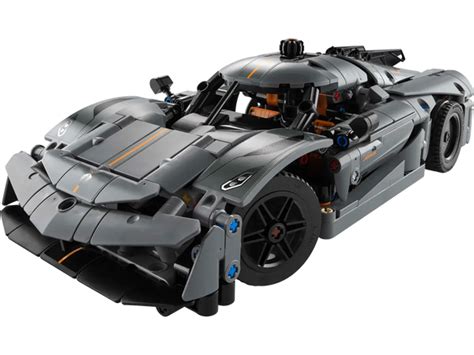 LEGO Technic Koenigsegg Jesko Absolut Grey Hypercar 10+ 801Pcs 42173 ...