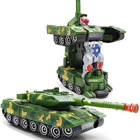 Zest 4 Toyz Remote Control Army Battle Tank 360 Rotating Turret with ...