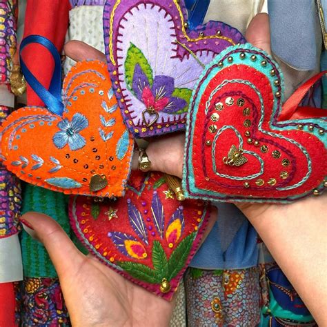 Festive Felt Heart Embroidery Workshop at The Prince of Wales, Putney ...