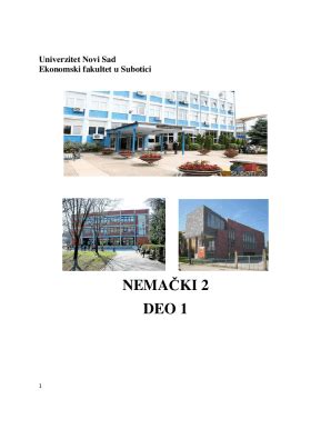 Ausfüllbar Online Univerzitet Novi Sad Fax Email Drucken - pdfFiller