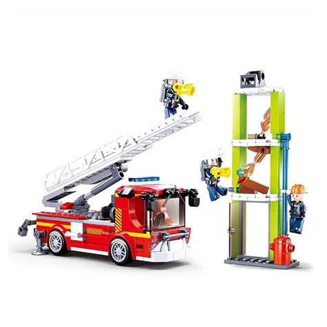 Sluban ‎M38-B0966 Fire Engine Building Blocks - 343 Pieces — Toycra